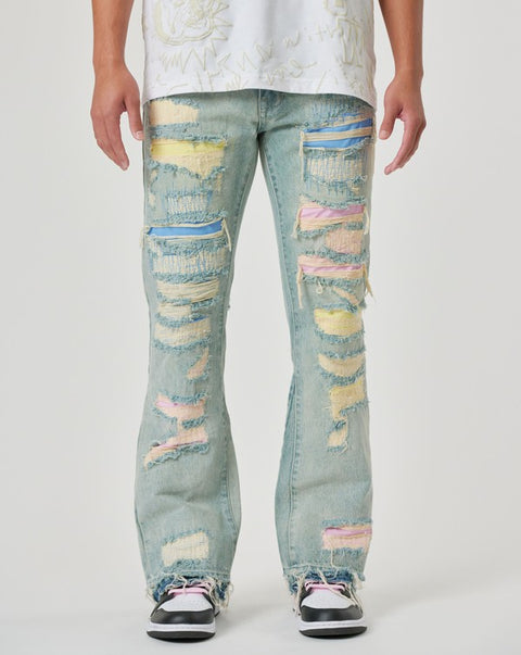 [NEW][LIMITED] First Row L.A. - Straight Denim Flare Jeans