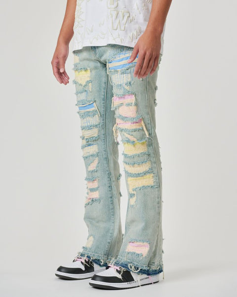 [NEW][LIMITED] First Row L.A. - Straight Denim Flare Jeans