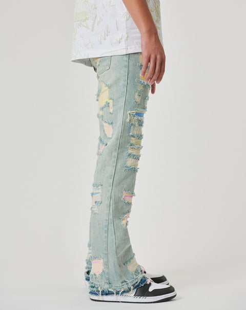 [NEW][LIMITED] First Row L.A. - Straight Denim Flare Jeans