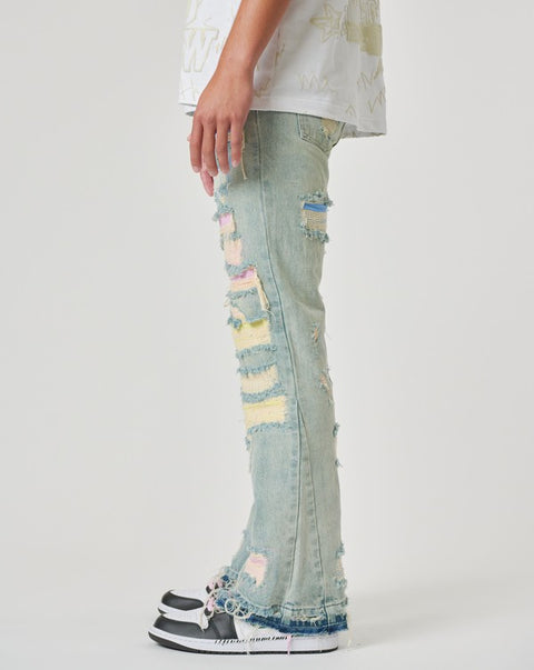 [NEW][LIMITED] First Row L.A. - Straight Denim Flare Jeans