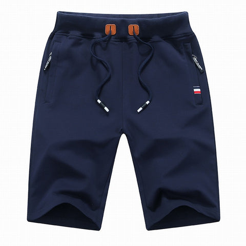 Shorts con cordón de corte clásico para hombre