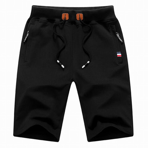 Shorts con cordón de corte clásico para hombre