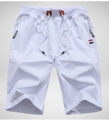 Shorts con cordón de corte clásico para hombre