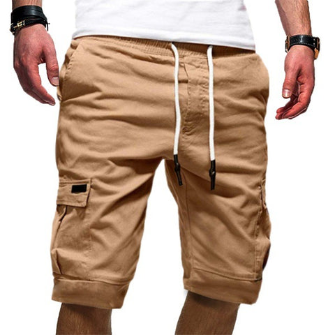 Pantalones cortos tipo cargo informales para hombre