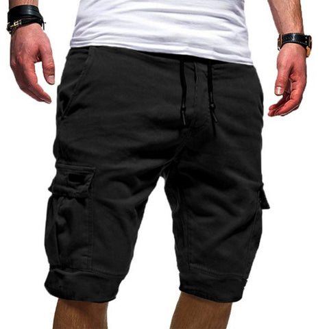 Pantalones cortos tipo cargo informales para hombre