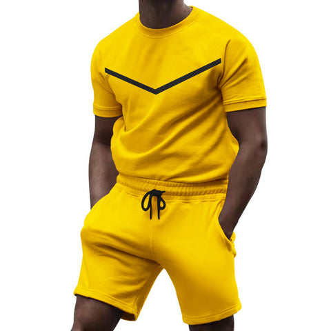 Men's Leisure Casual Two-Piece Set