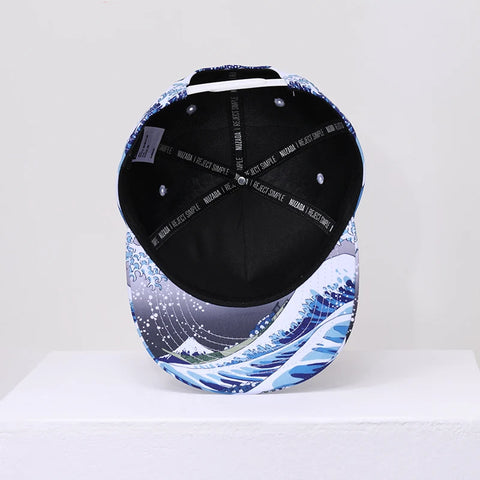 NUZADA Waves 3D Print Snapback