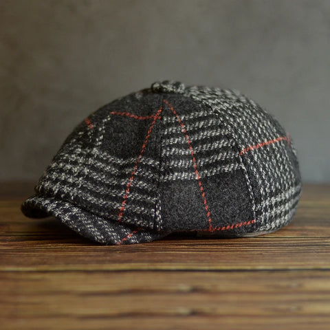 UNISEX Wool Blend Newsboy Cap