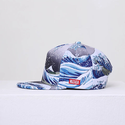 NUZADA Waves 3D Print Snapback