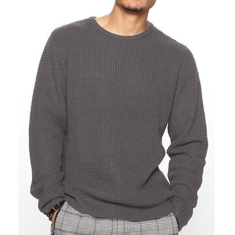 Men's Long Sleeve Crew Neck Thermal Sweater