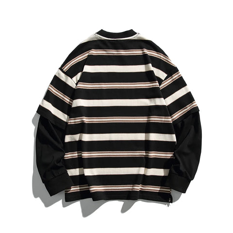 UNDREST Striped HQ Two-Layer Long-Sleeved T-Shirt