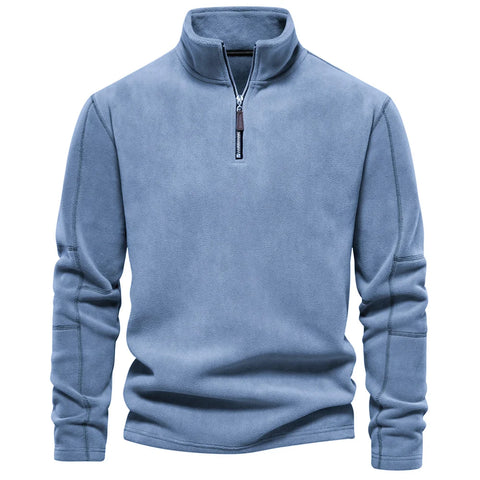 Thickened Half-Zip Soft Shell Cotton Fleece