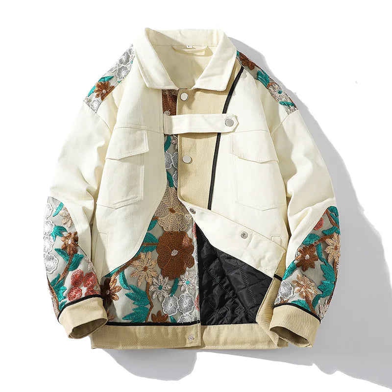 NEW MITO Floral Embroidered Jacket