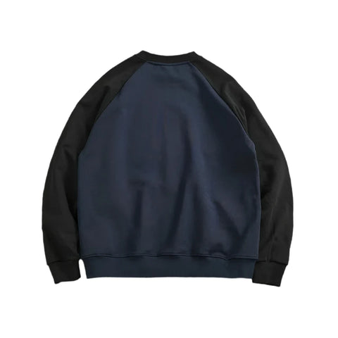 Heavy Cotton Color-Block Winter Sweatshirt