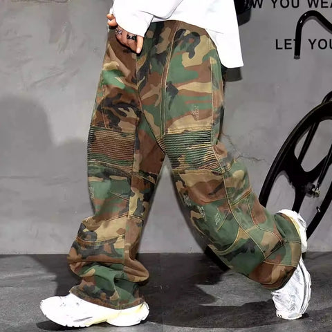 BM Parachute Camo Cargo Pants