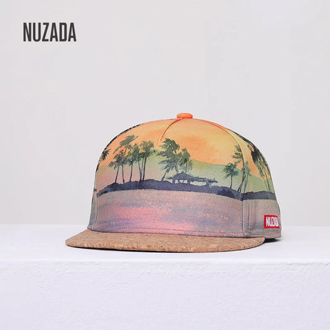 NUZADA Cork Brim Skateboarder Cap