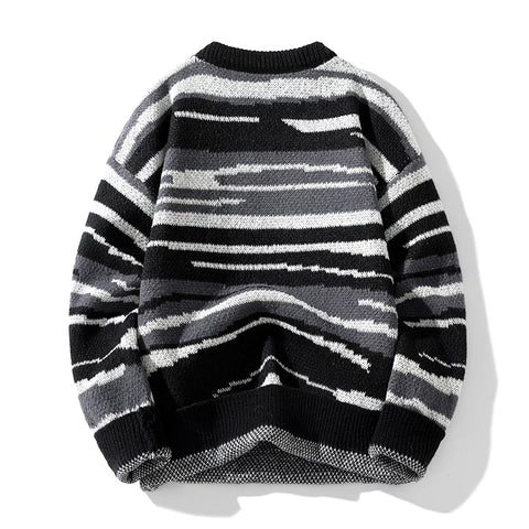 Japanese Knitwear Retro Collision Sweater