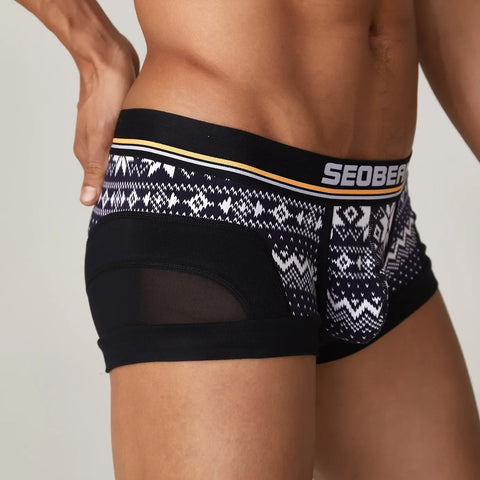 SEOBEAN Low-Rise Cotton Knit Briefs