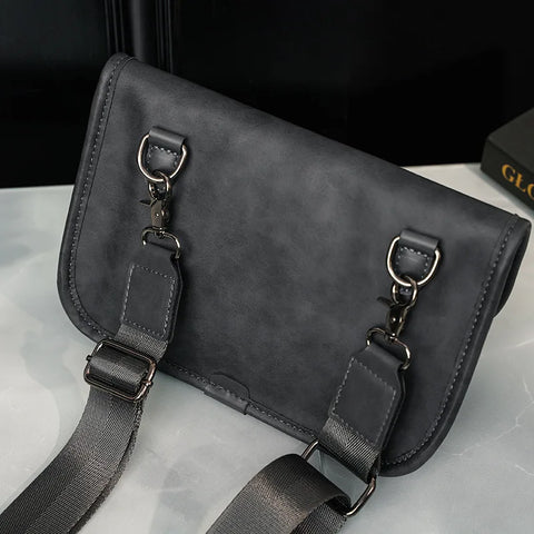 PU Leather Crossbody Satchel