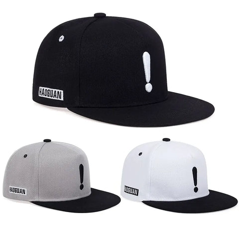 HAOGUAN Embroidered Exclamation Snapback