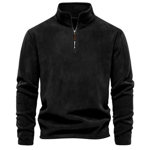 Thickened Half-Zip Soft Shell Cotton Fleece