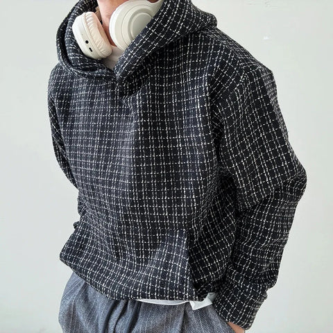 OEIN Hooded Rough Weave Sweater