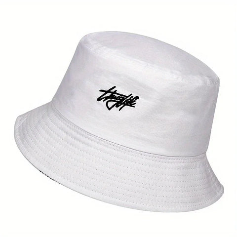 Graffiti Print Double-Sided Bucket Hat