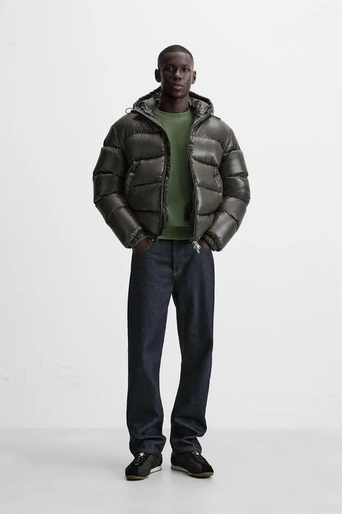 Hooded Cotton-Padded Jacket