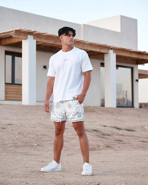 Short Paisley respirant à séchage rapide unisexe