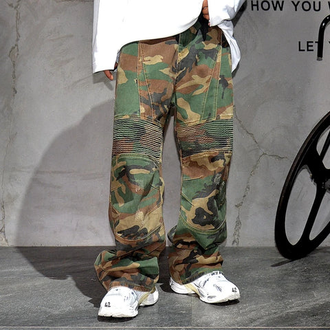 BM Parachute Camo Cargo Pants