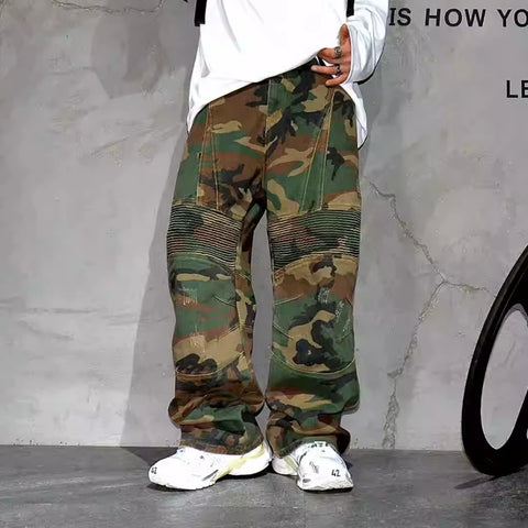 BM Parachute Camo Cargo Pants