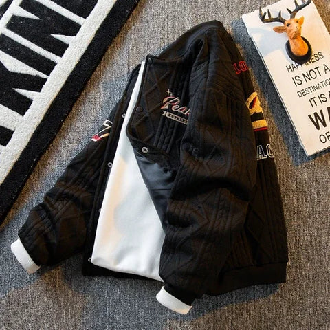 SUPZM NoTears Embroidered Baseball Jacket