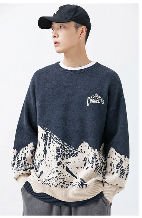 Ice Mountain TechPrint Unisex Sweater