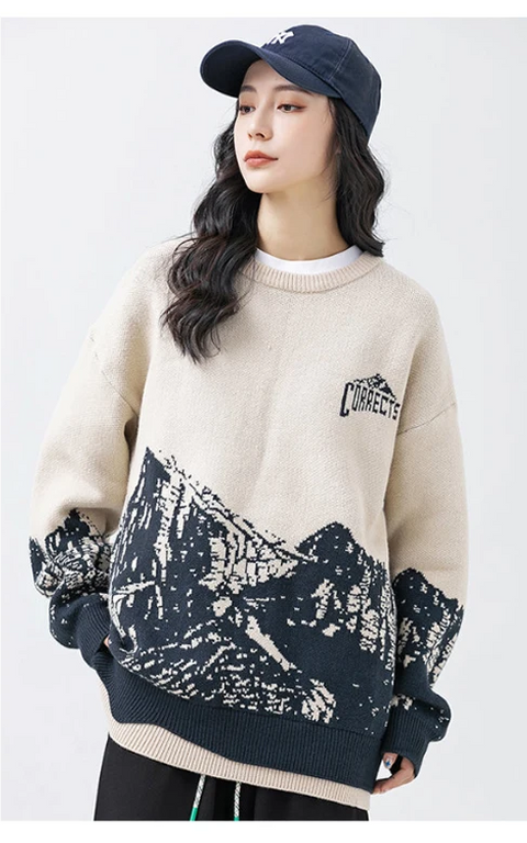 Ice Mountain TechPrint Unisex Sweater