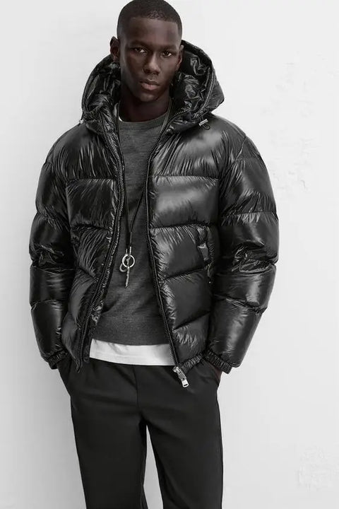 Hooded Cotton-Padded Jacket