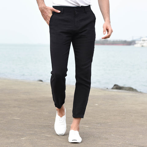 Pantalon en lin respirant pour hommes