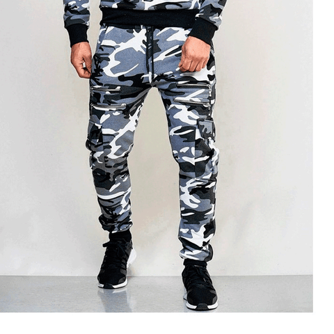 Casual Slim Camo Pants - Pants - NouveExpress