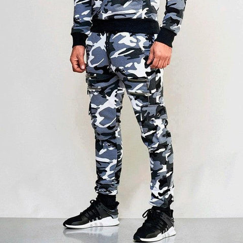 Casual Slim Camo Pants - Pants - NouveExpress