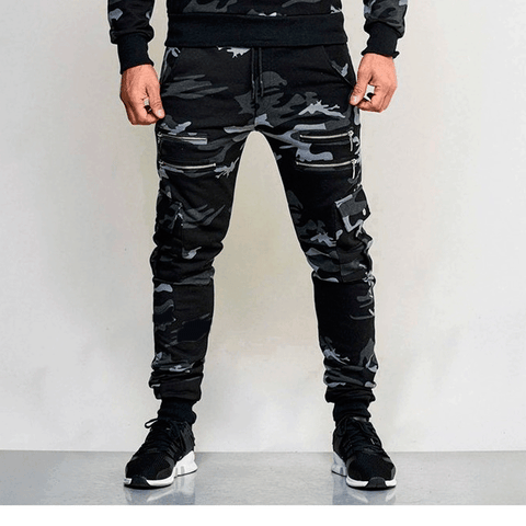 Casual Slim Camo Pants - Pants - NouveExpress