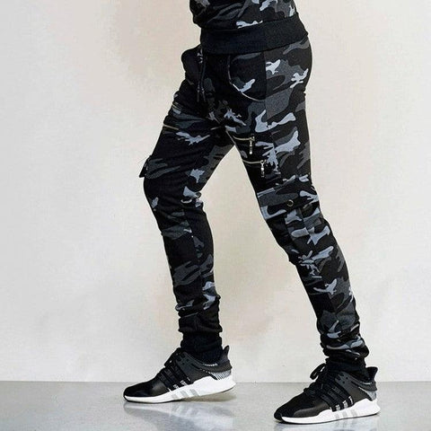 Casual Slim Camo Pants - Pants - NouveExpress