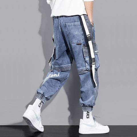 Men's Casual Color Patch Cargo Pants