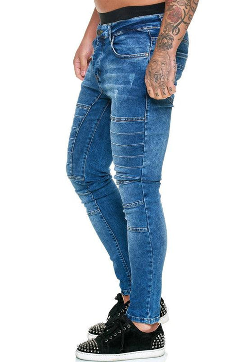 Men's Fashion High Waist Slim Jeans - Jeans - NouveExpress