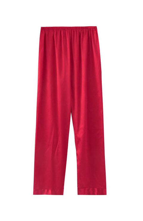 Men's pajamas ice silk pajamas large home clothes trousers -  - NouveExpress