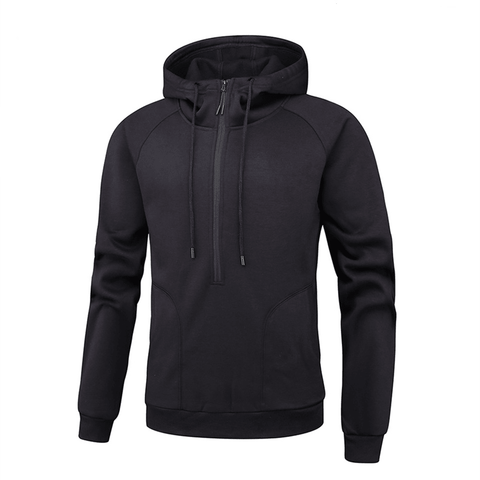 Men Zippered Large Pocket Hoodie S-2XL - Hoodies - NouveExpress