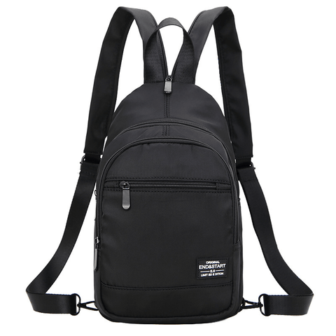 Mini Zipper Backpack Black - Backpacks - NouveExpress