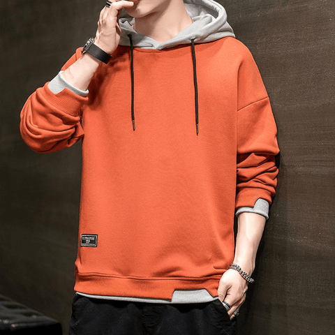 NEW Hooded Long Sleeve Loose Embroidered Hoodie - Hoodies - NouveExpress