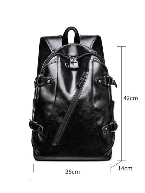 NEW Large Capacity Solid Backpack - Coffee - Backpacks - NouveExpress